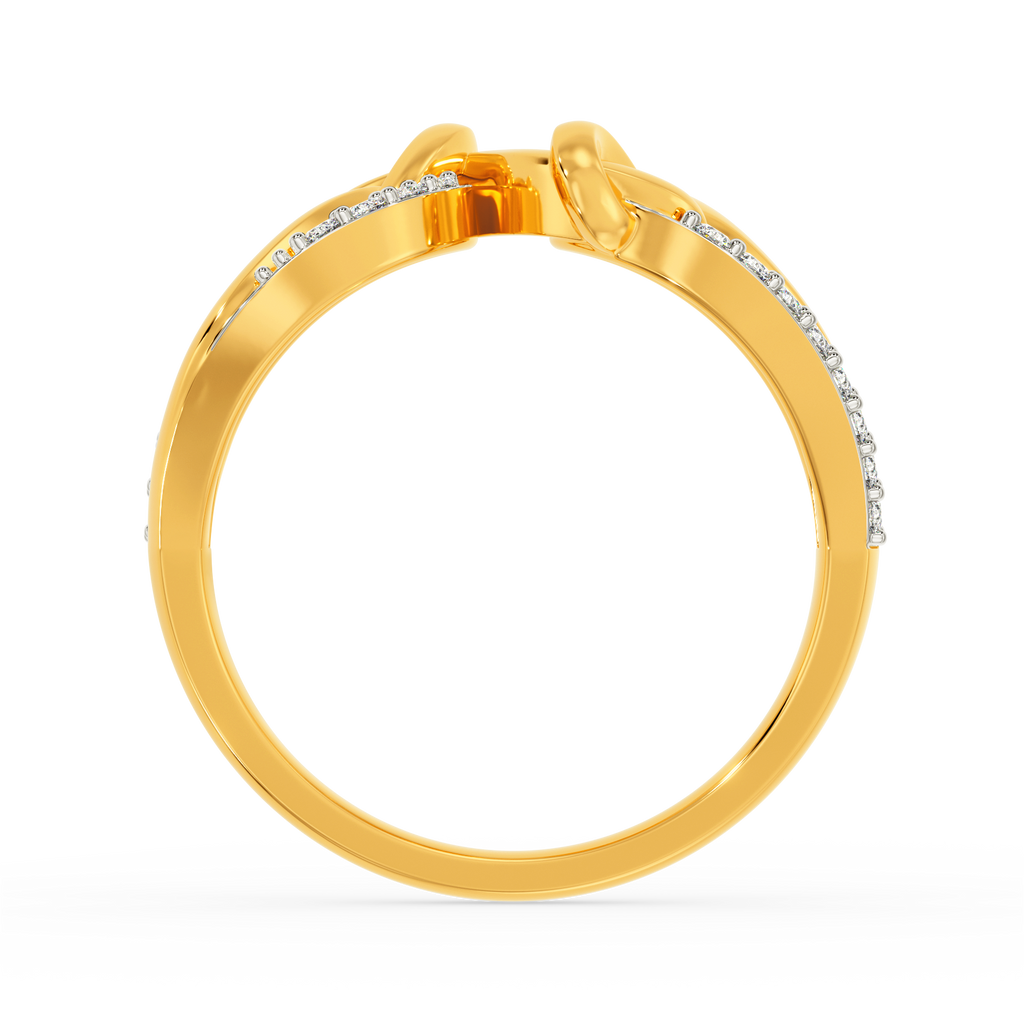 Wrapped In A Knot Diamond Rings