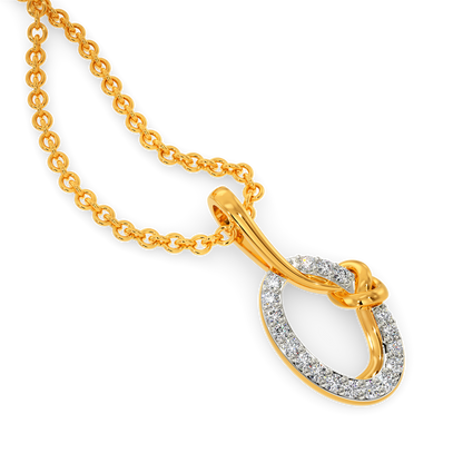 Wrapped In A Knot Diamond Pendants