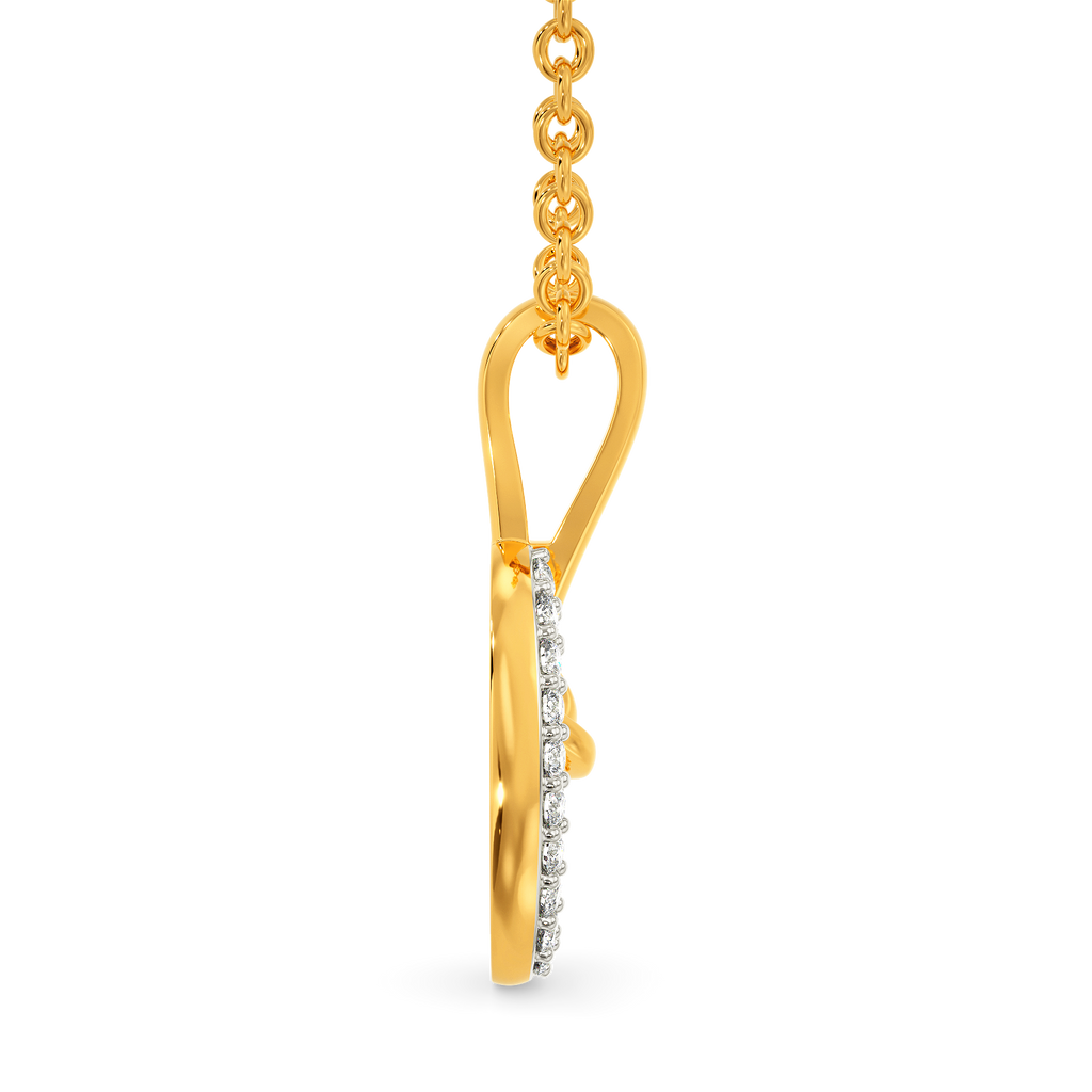 Wrapped In A Knot Diamond Pendants