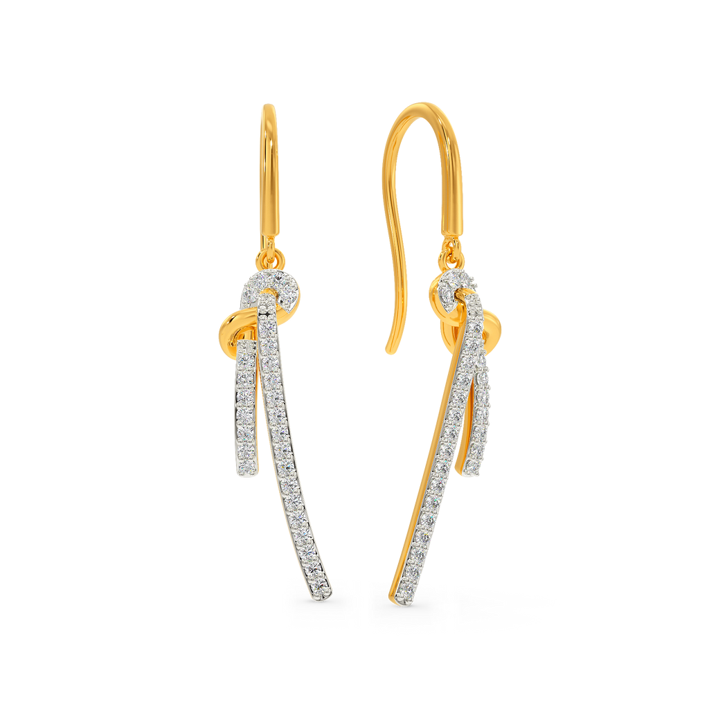 A Knot Story Diamond Earrings