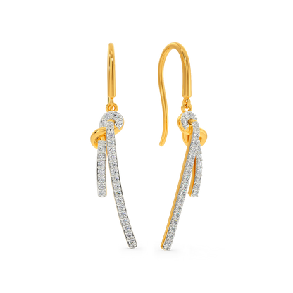 A Knot Story Diamond Earrings