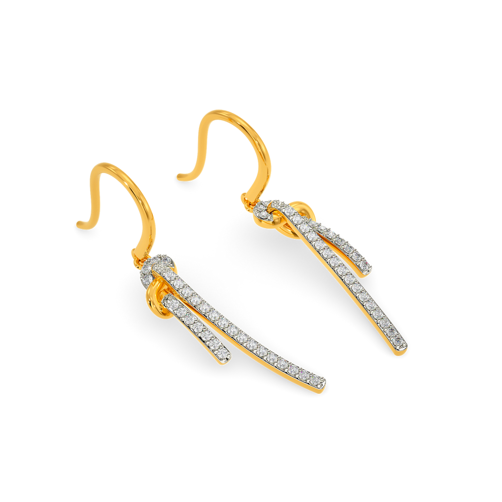 A Knot Story Diamond Earrings