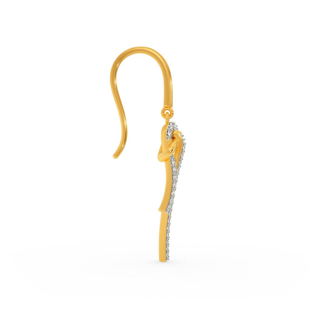 A Knot Story Diamond Earrings