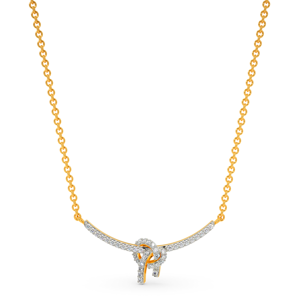 A Knot Story Diamond Necklaces