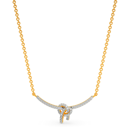 A Knot Story Diamond Necklaces