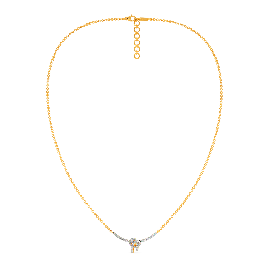 A Knot Story Diamond Necklaces