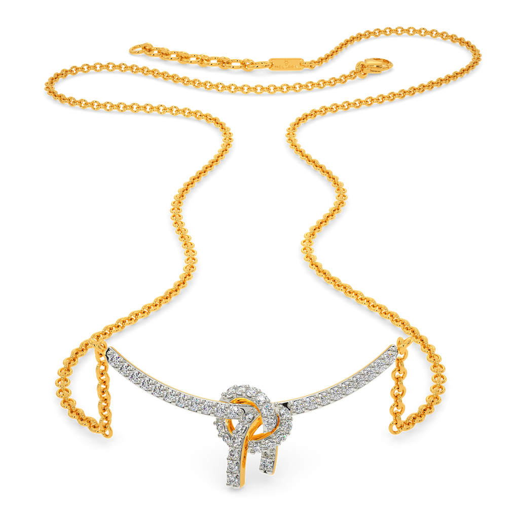 A Knot Story Diamond Necklaces