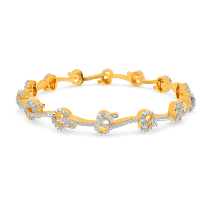 A Knot Story Diamond Bangles