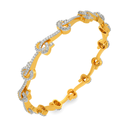 A Knot Story Diamond Bangles