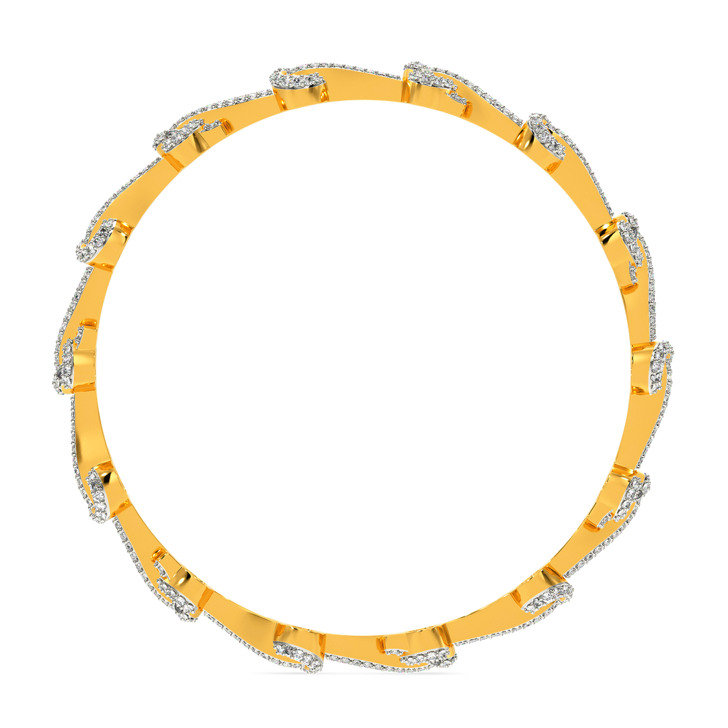 A Knot Story Diamond Bangles