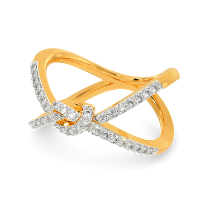 Knoted Diamond Rings