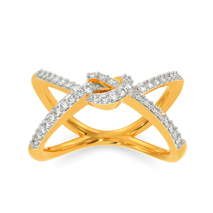 Knoted Diamond Rings
