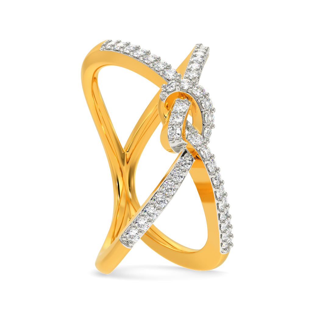 Knoted Diamond Rings