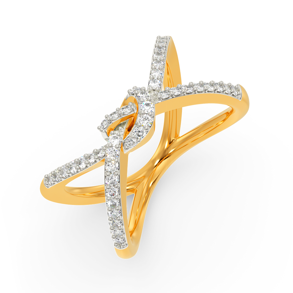 Knoted Diamond Rings