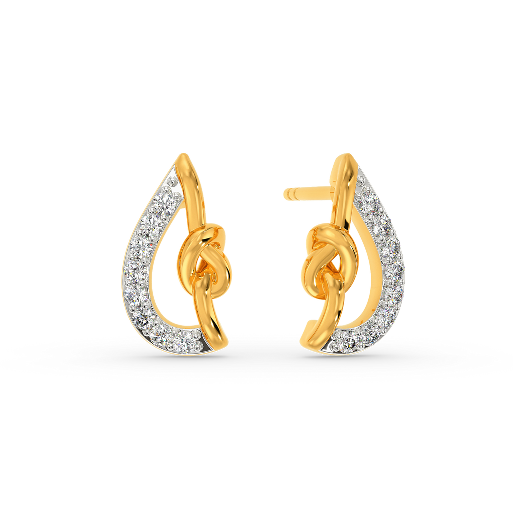 Go To Knots Diamond Earrings
