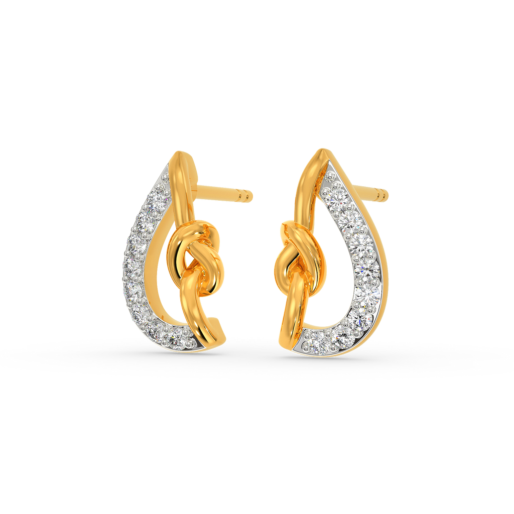 Go To Knots Diamond Earrings