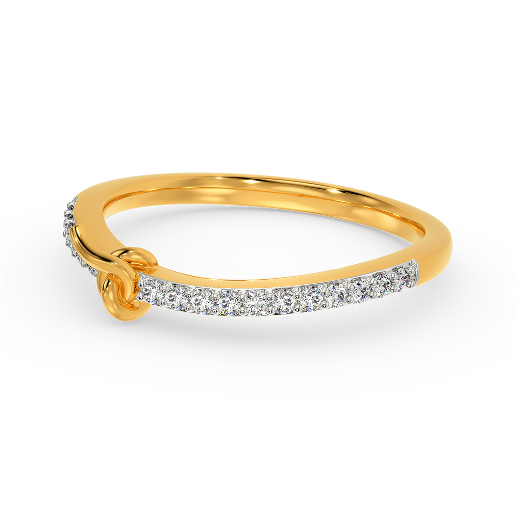 Entwined In Knots Diamond Rings