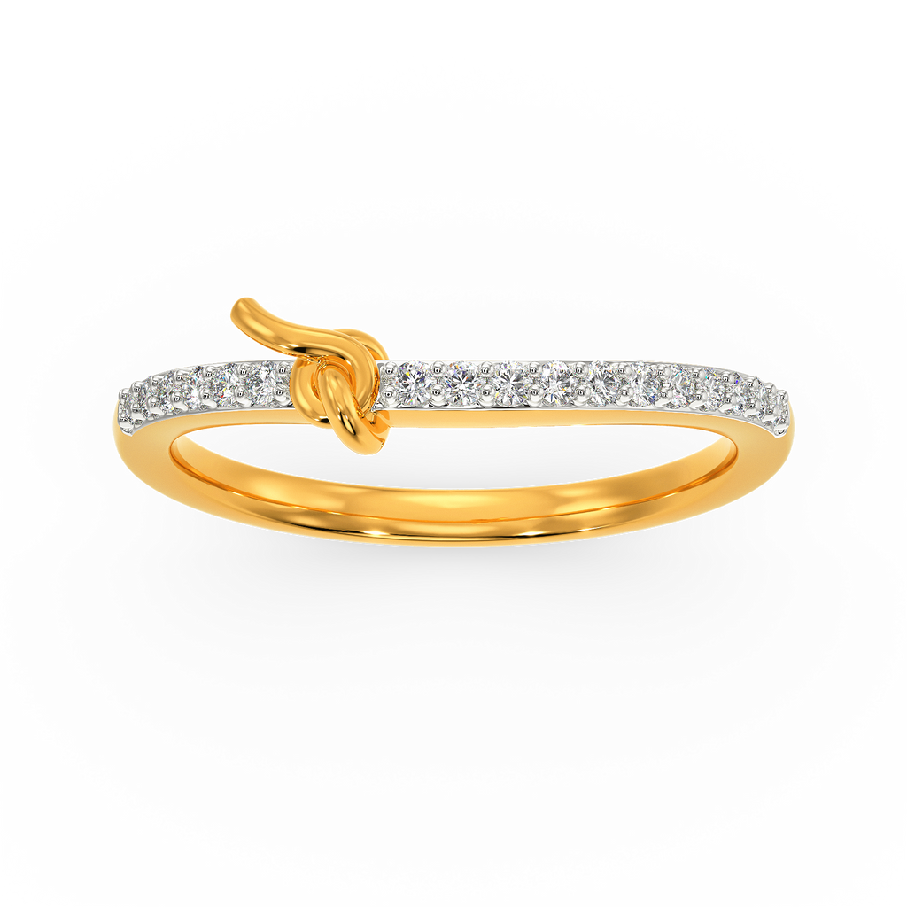 Entwined In Knots Diamond Rings