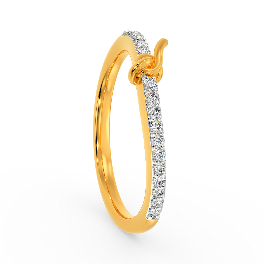 Entwined In Knots Diamond Rings