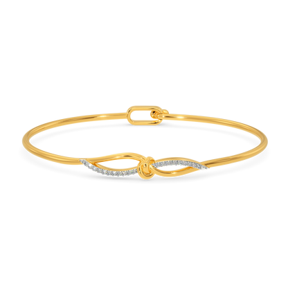 Tie A Knot Diamond Bangles