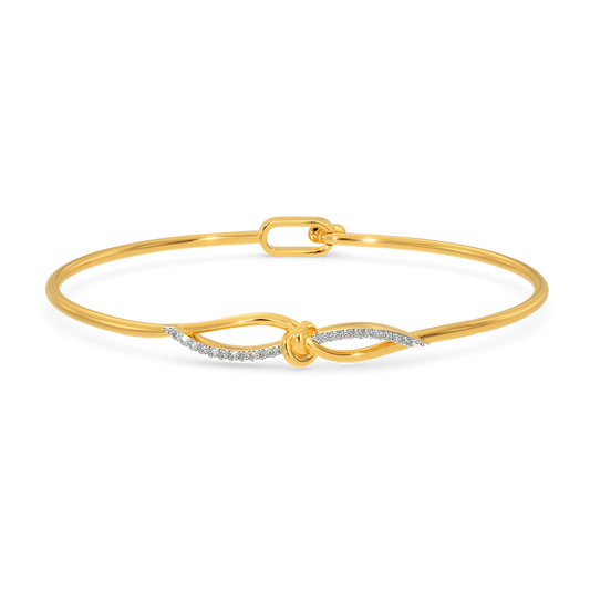Tie A Knot Diamond Bangles