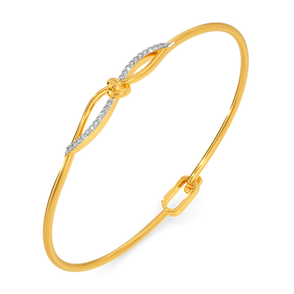 Tie A Knot Diamond Bangles
