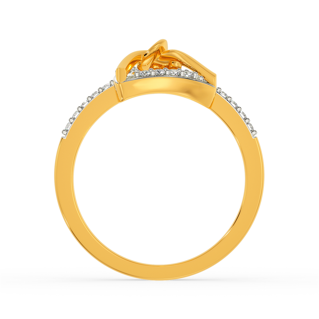 Knot Junction Diamond Rings