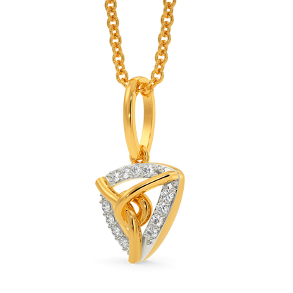 Knot Junction Diamond Pendants
