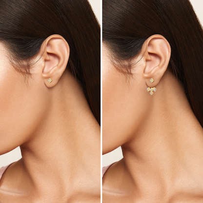 Net Speak Diamond Earrings