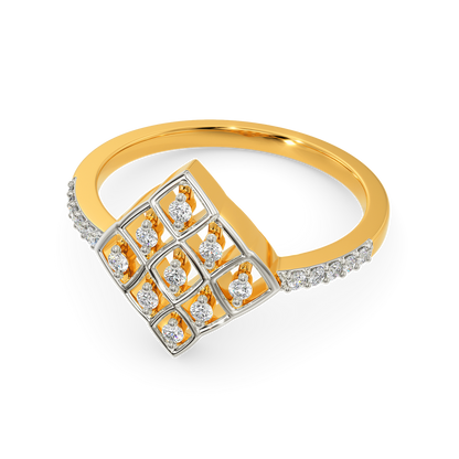 Neat Net Diamond Rings