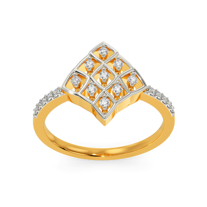 Neat Net Diamond Rings