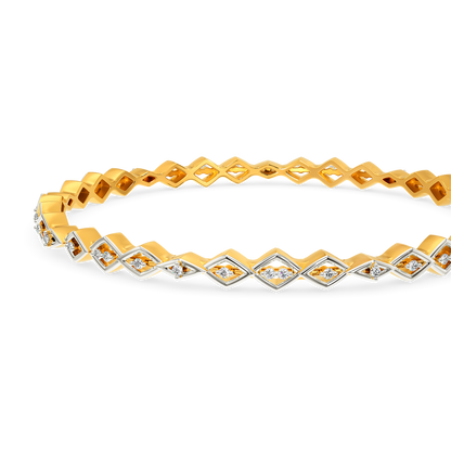 Veiled In Diamond Bangles