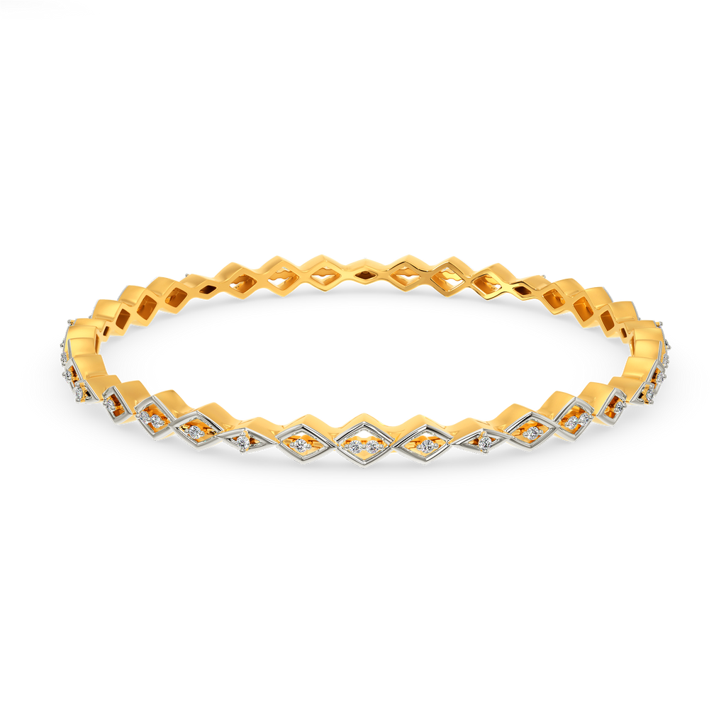 Veiled In Diamond Bangles