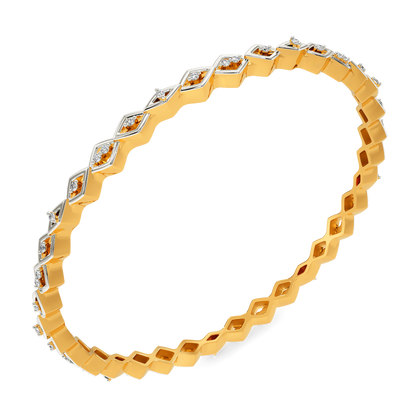 Veiled In Diamond Bangles