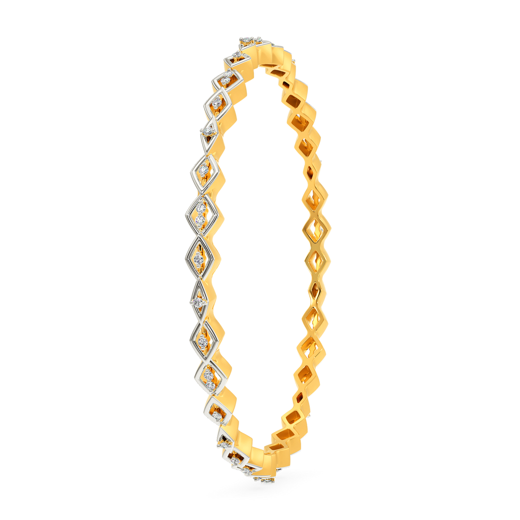 Veiled In Diamond Bangles