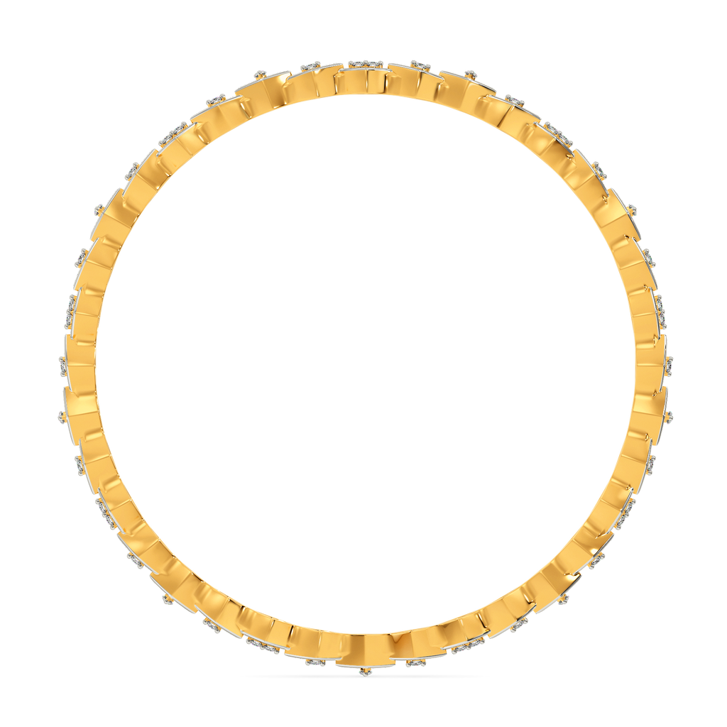 Veiled In Diamond Bangles