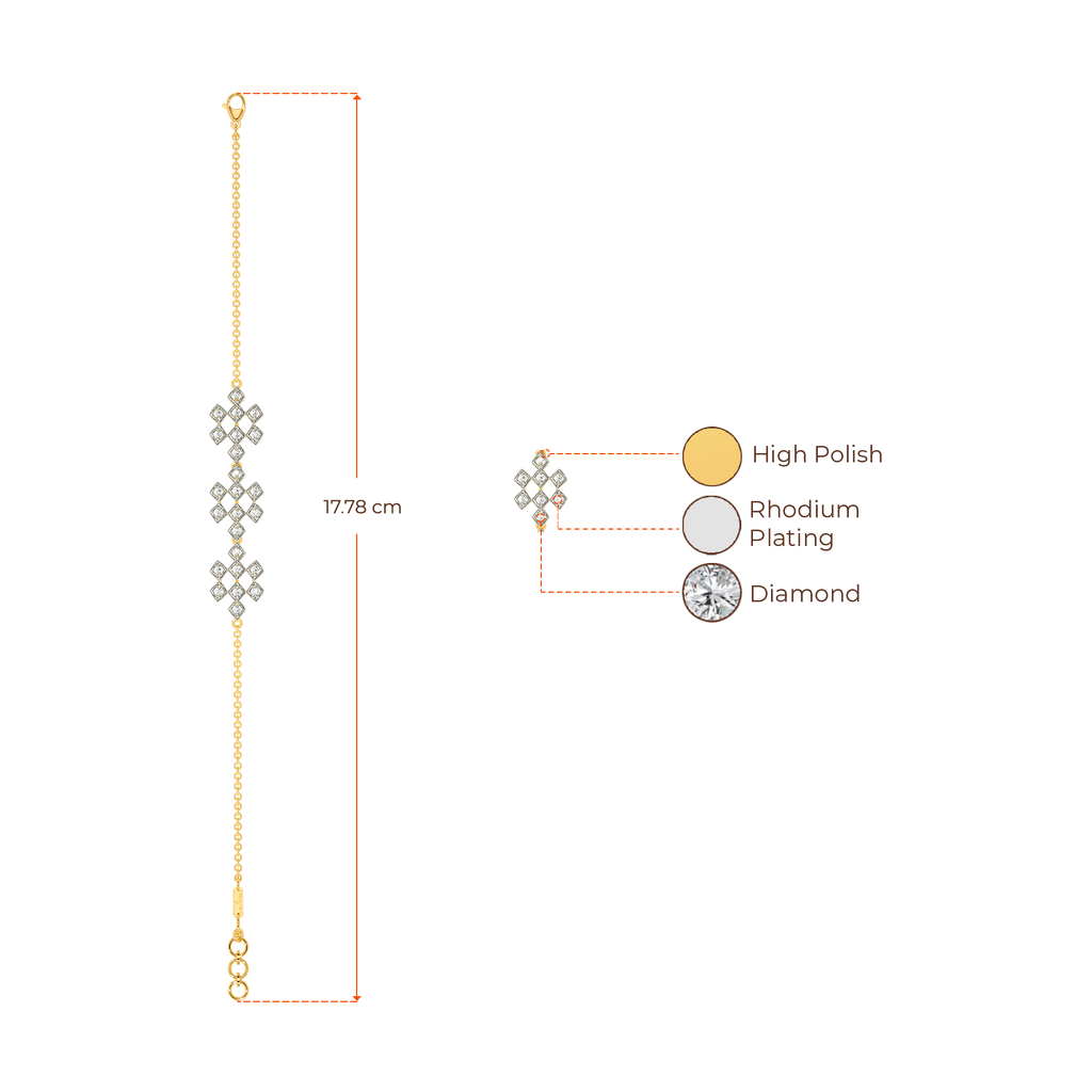 Net Mode Diamond Bracelets