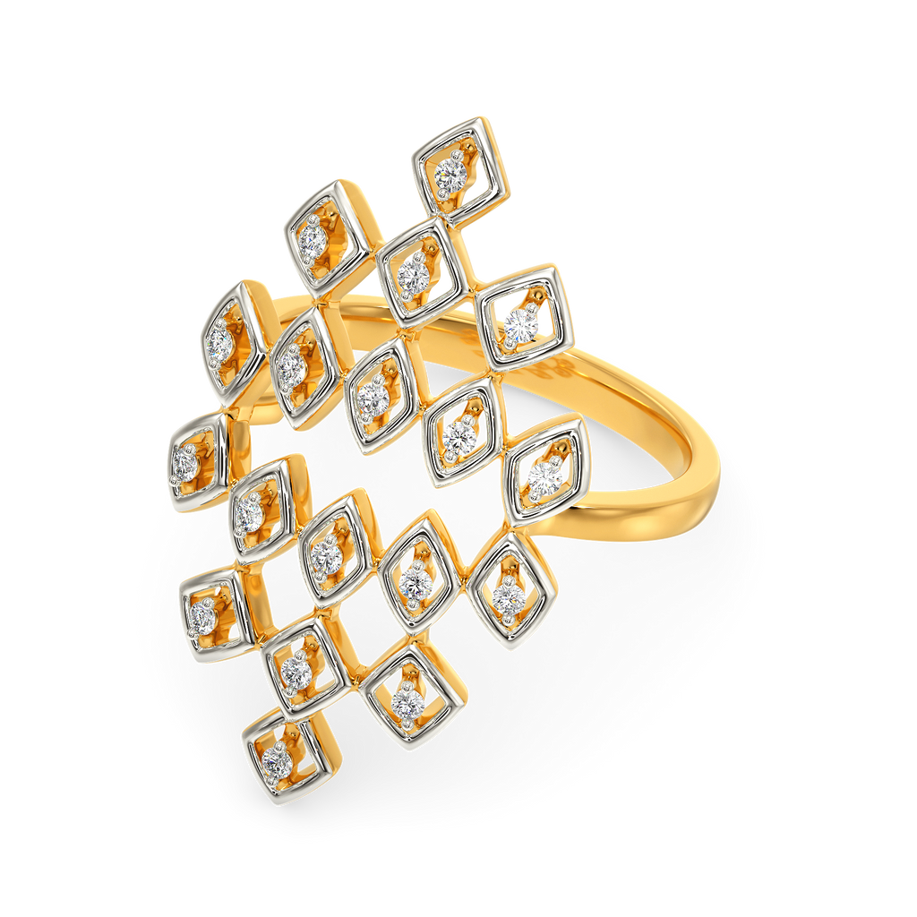 Net Mode Diamond Rings