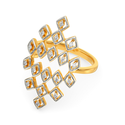 Net Mode Diamond Rings