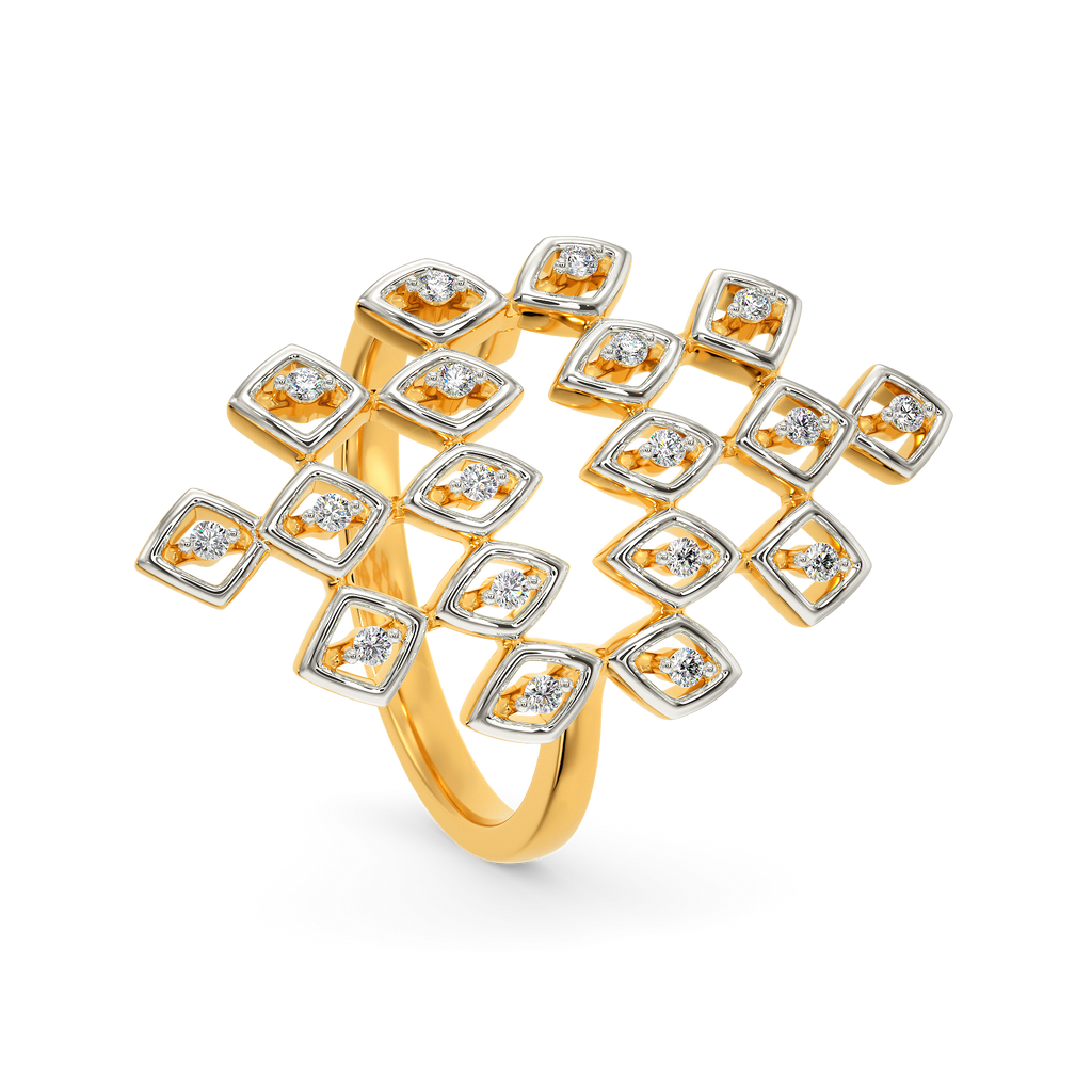 Net Mode Diamond Rings