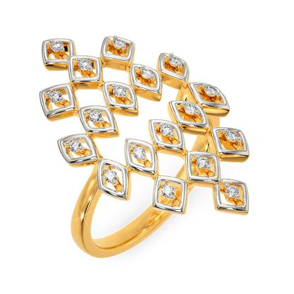 Net Mode Diamond Rings