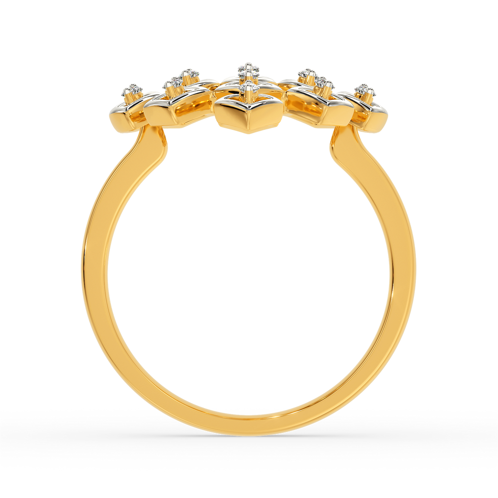 Net Mode Diamond Rings