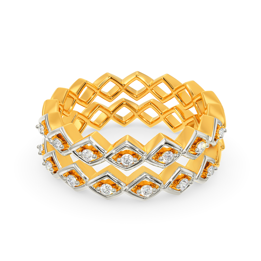 Net Around Diamond Rings