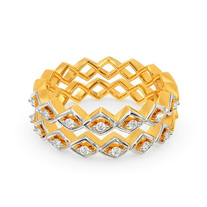 Net Around Diamond Rings