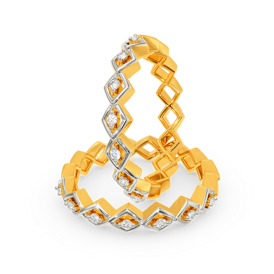 Net Around Diamond Rings