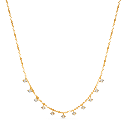 Net Around Diamond Necklaces