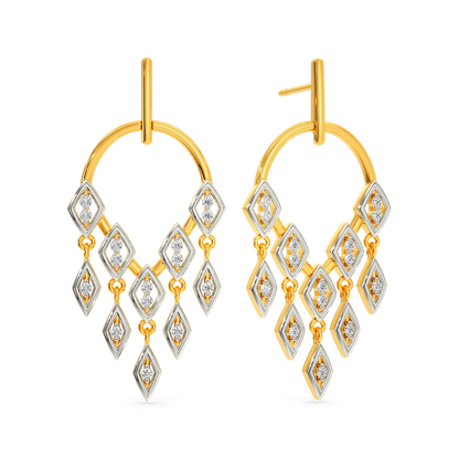 Net World Diamond Earrings