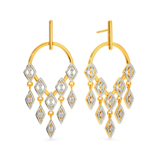 Net World Diamond Earrings