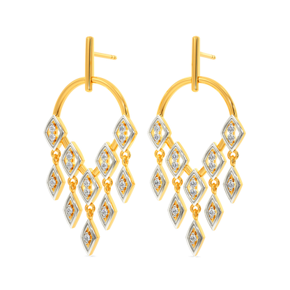 Net World Diamond Earrings