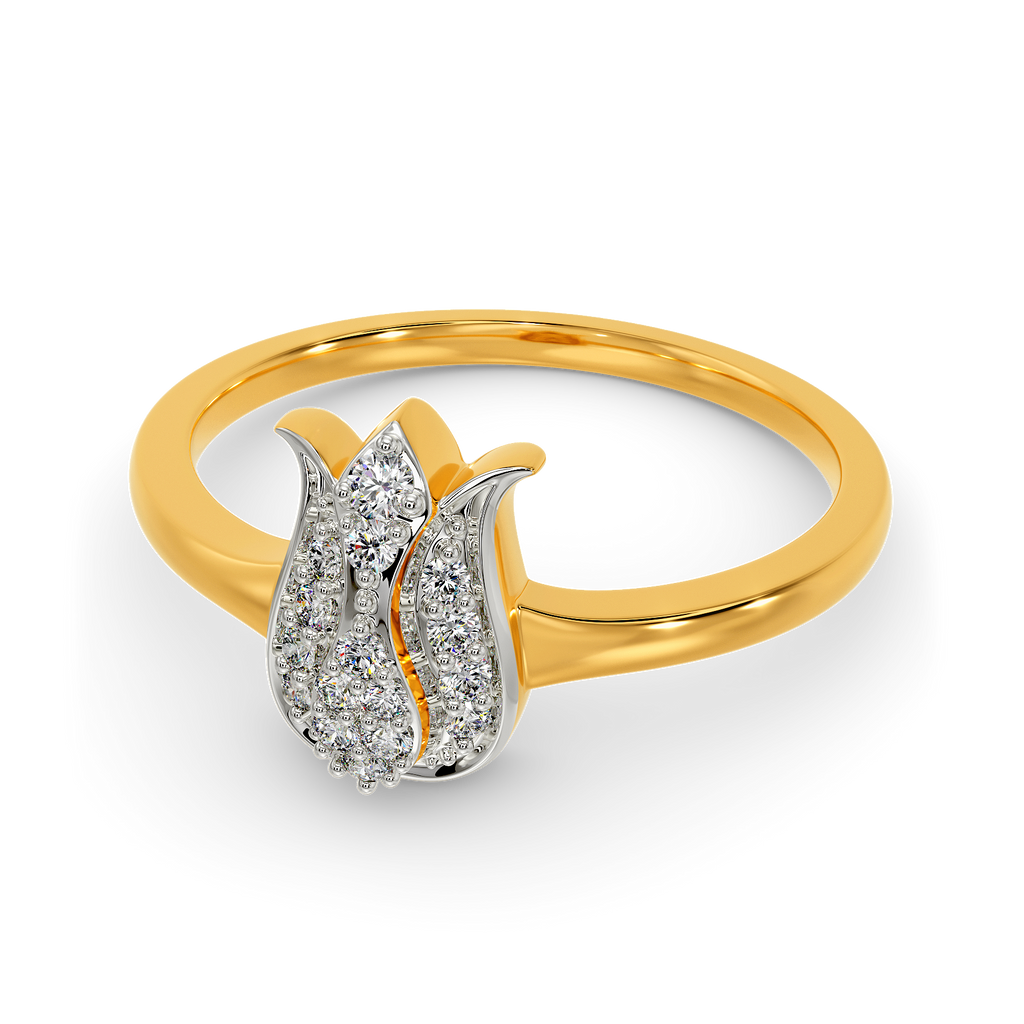 Bloom Like A Tulip  Diamond Rings